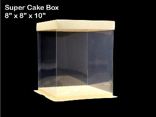 Surprise Cake Box Square 8"×8"×10"