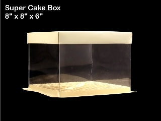 Surprise Cake Box Square 8"×8"×6"