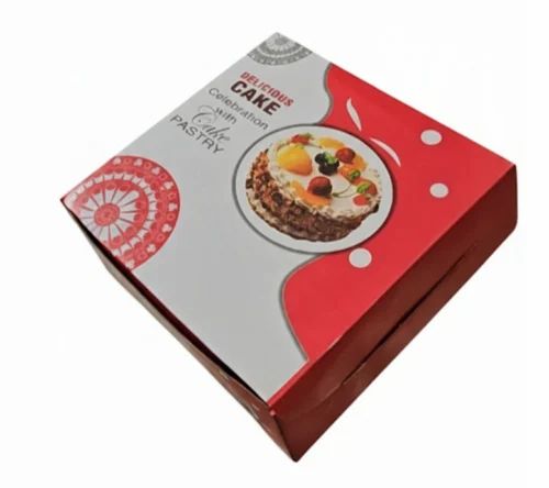 Cake Corrugated Box 10*10*5   Printed 10 PCS PACK