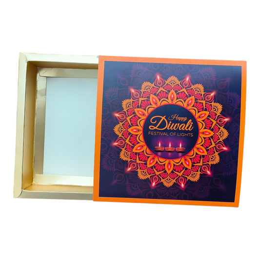 Diwali 9 Cavity Slider Box | 10 PC's| only Box | Design #6