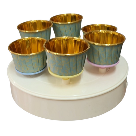 6 Cup Cake Rotating Machine Topper|