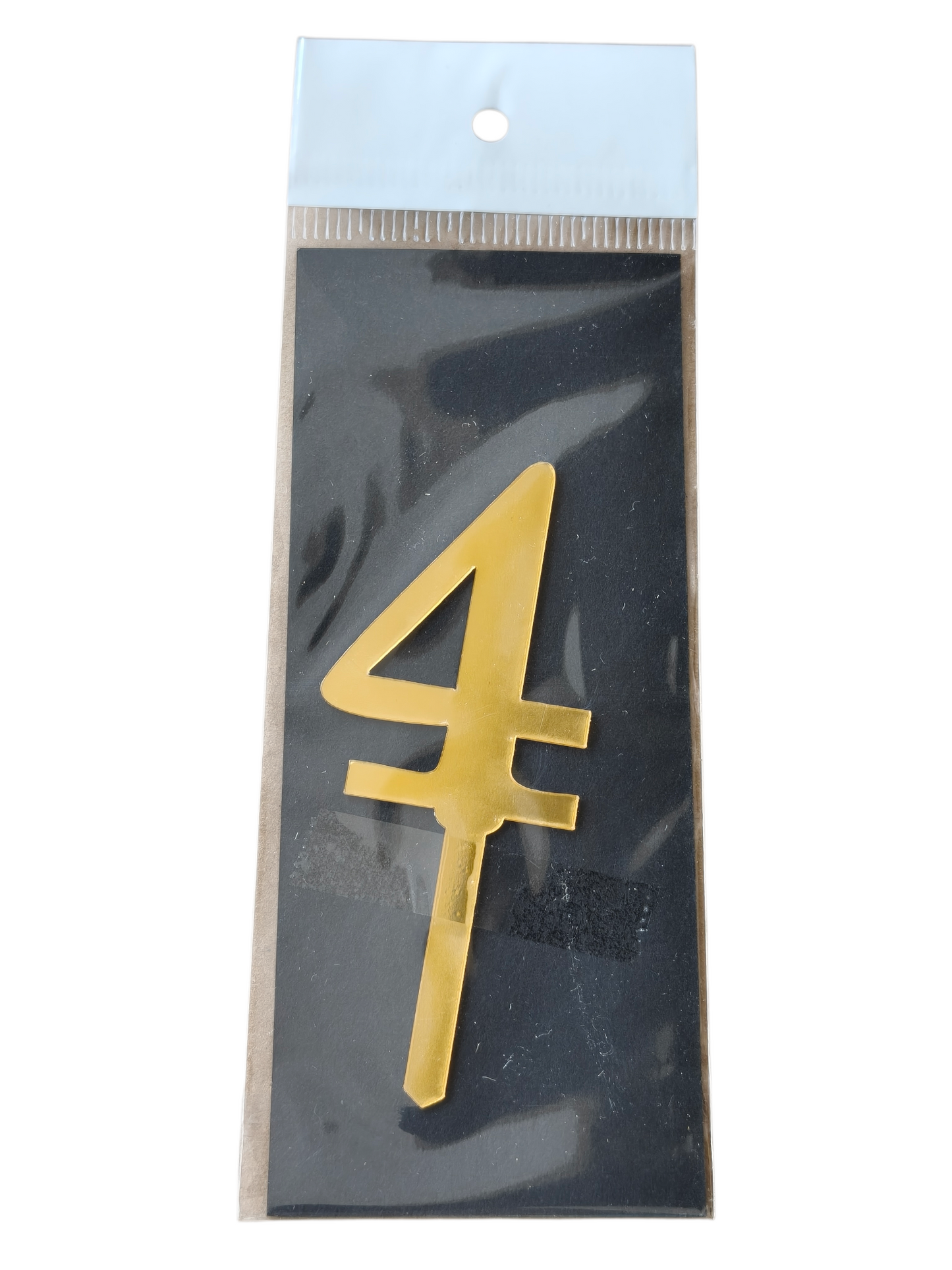 ACRYLIC NUMBER TOPPER 4