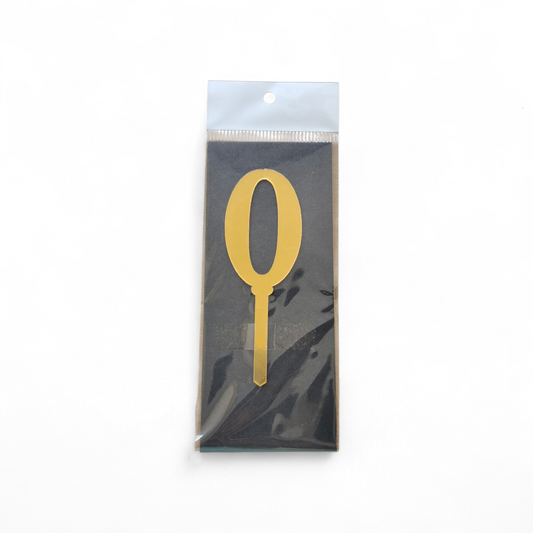 ACRYLIC NUMBER TOPPER 0
