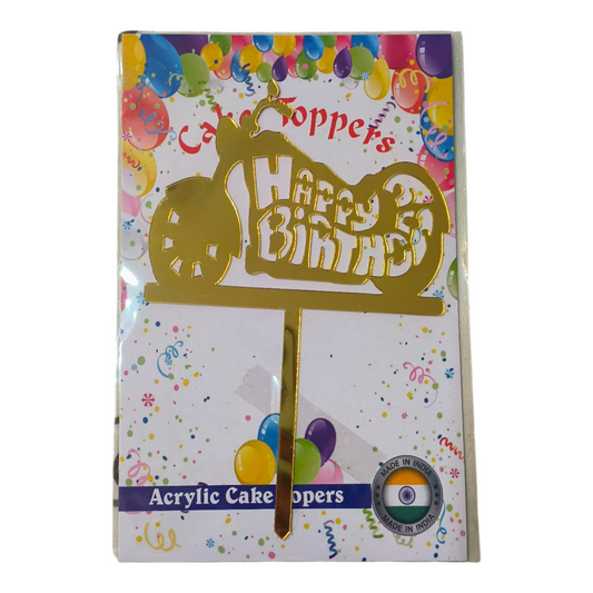 Happy Birthday Acrylic Topper 5''#2