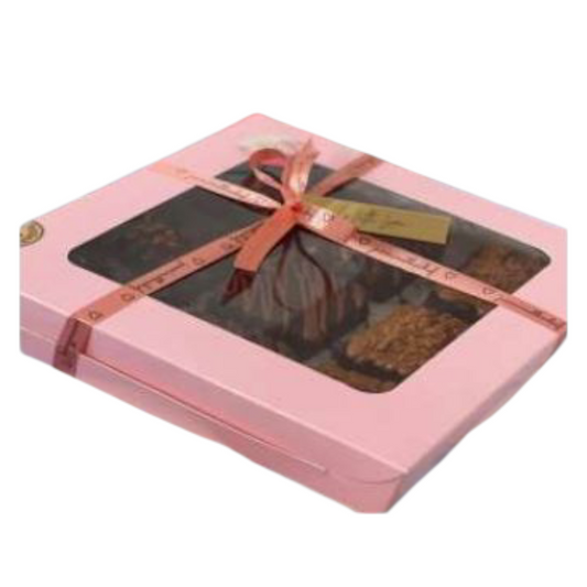 Brownie Box 9 pcs Pastel Pink size 9*9*2 10 PCS PACK