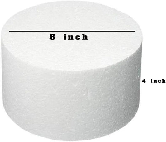 Round Cake Dummy 8×4 inch Size