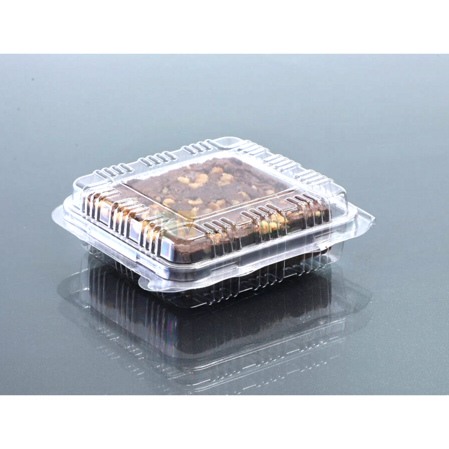 1 BROWNIE  PVC BOX 2.5*2. INCH 100 PCS PACK