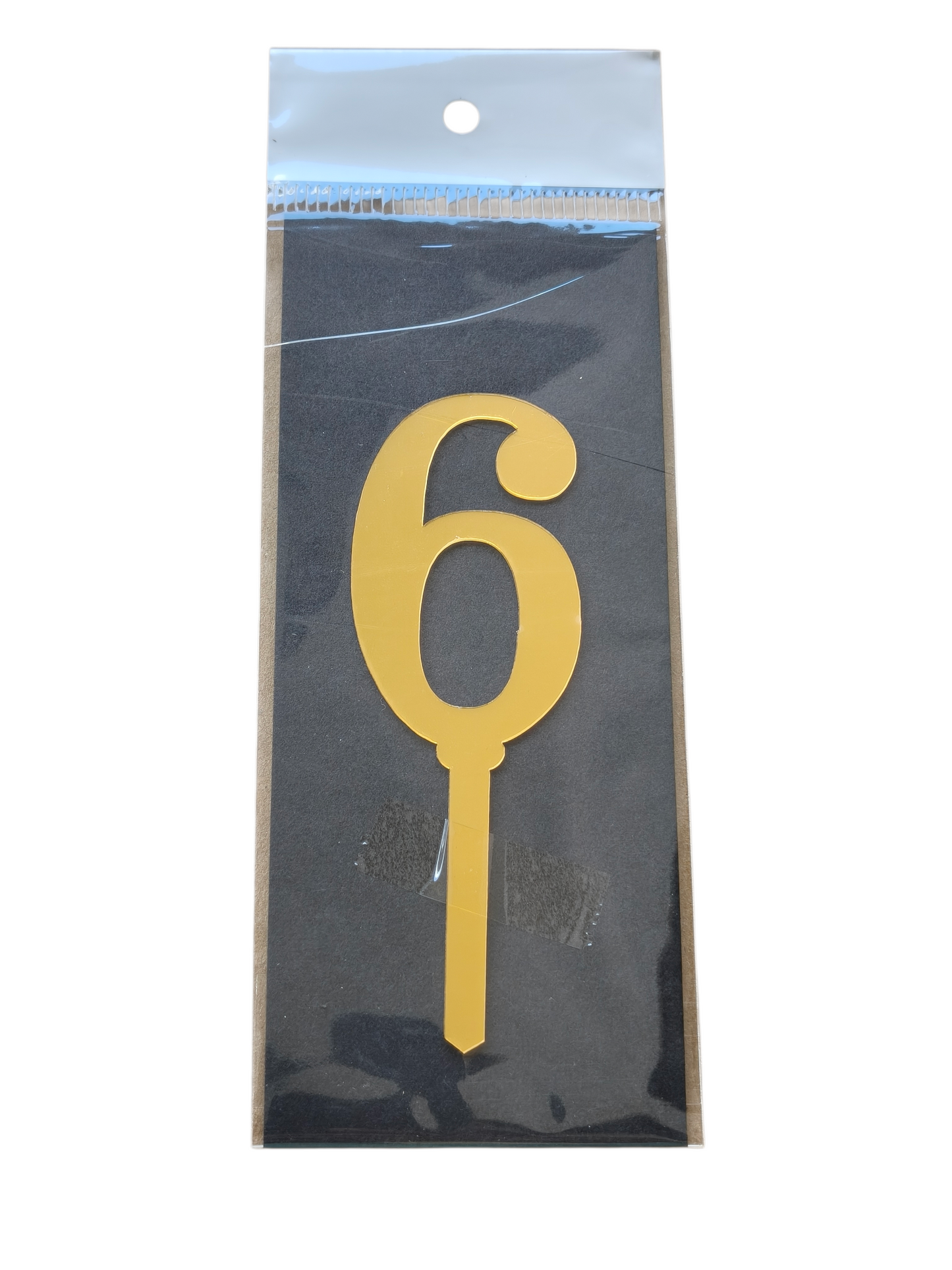 ACRYLIC NUMBER TOPPER 6