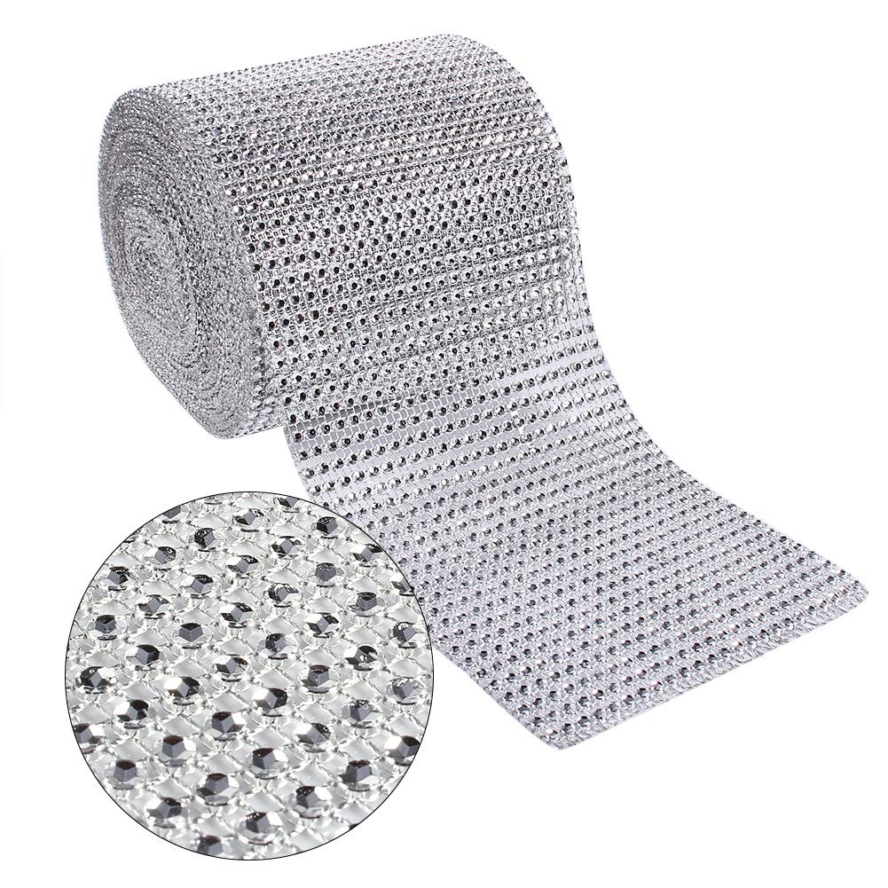 24 line Embroidered Silver Lace For Decoration,1 mtr Length