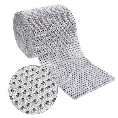 24 line Embroidered Silver Lace For Decoration,1 mtr Length