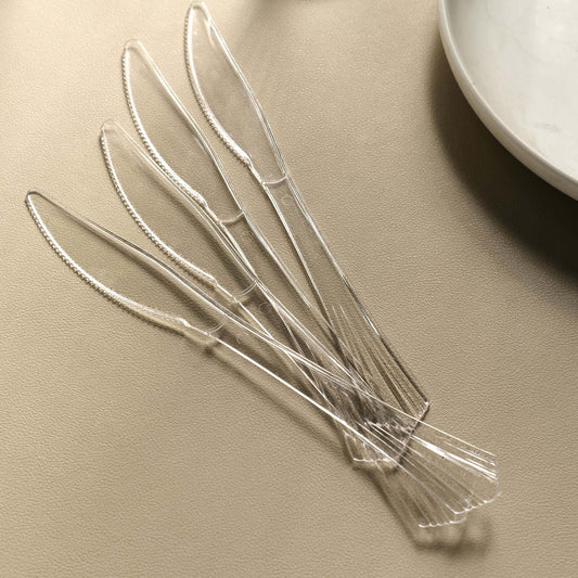 Acrylic Knife|Transparent | 100 pcs pack
