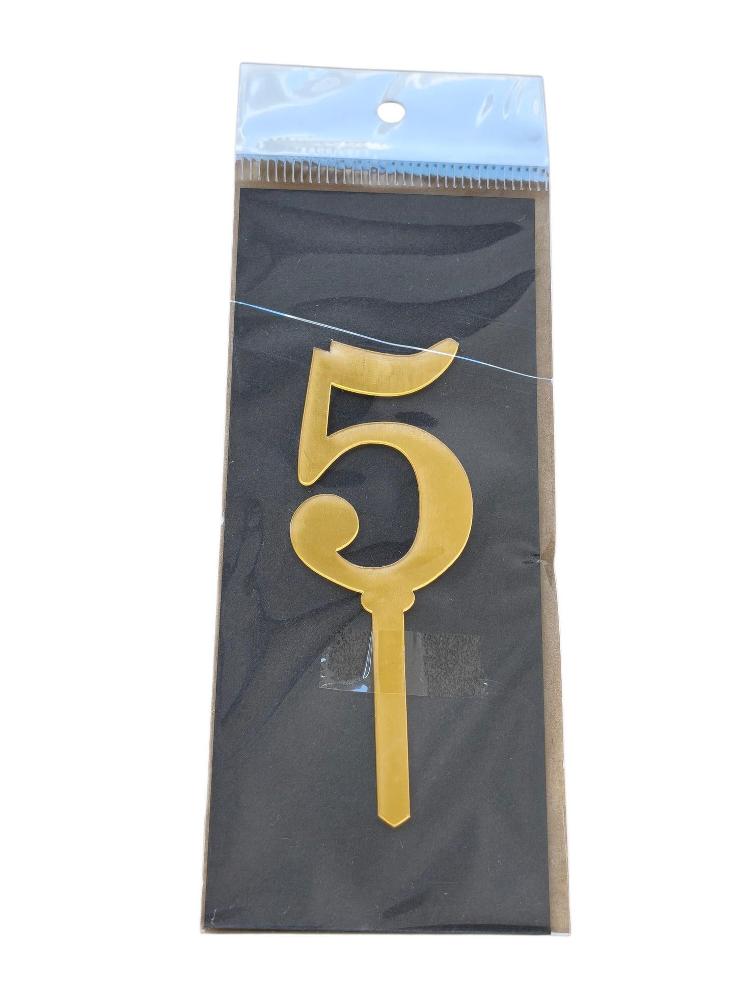 ACRYLIC NUMBER TOPPER 5