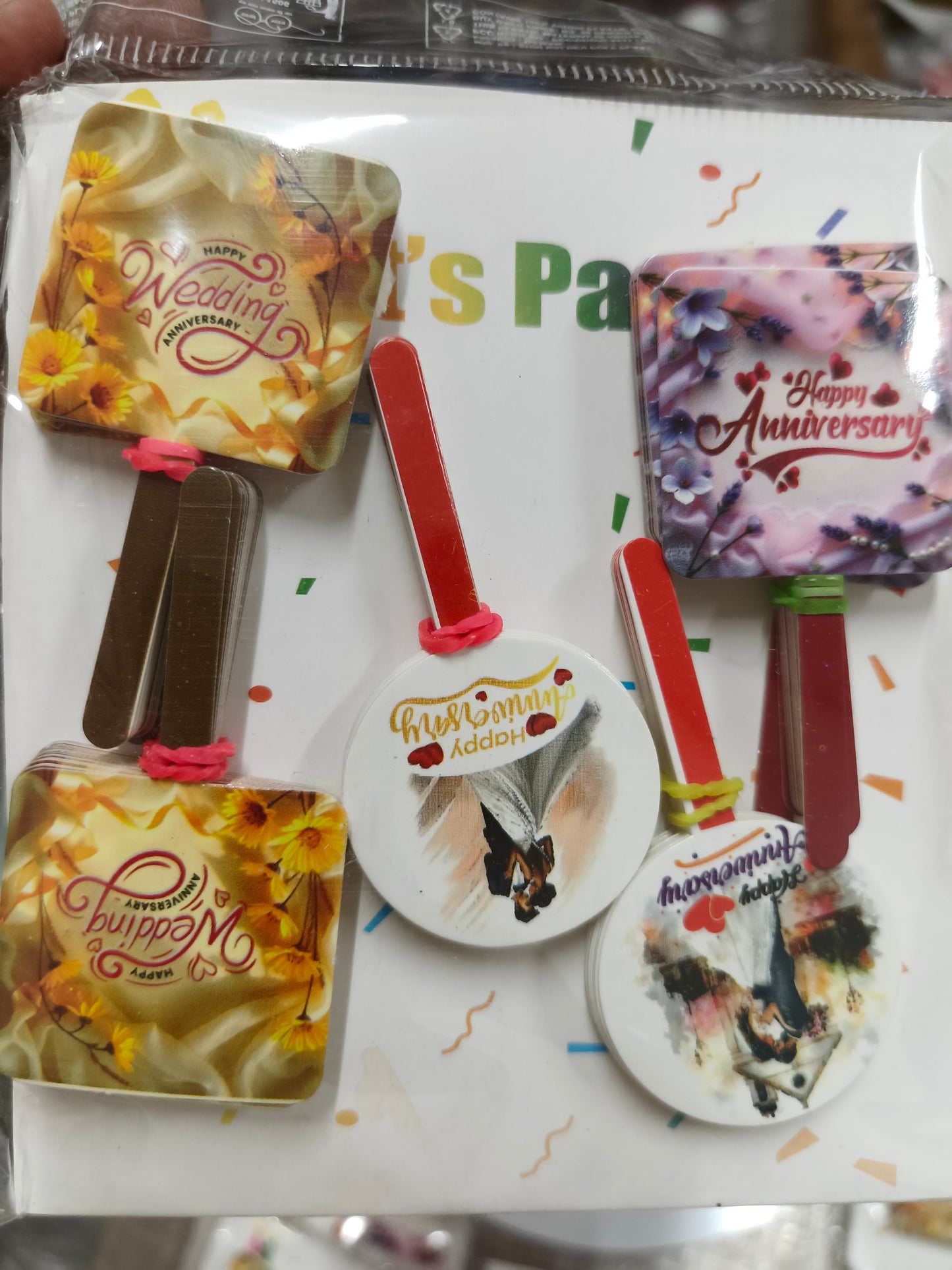 Paper Tag Anniversary -100 PC's pack , Random Designs
