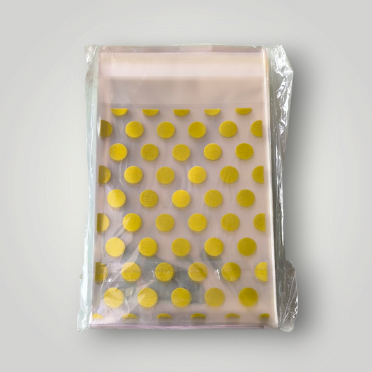 Cookie/ Brownie Pouch size 3*4 inch Golden Print