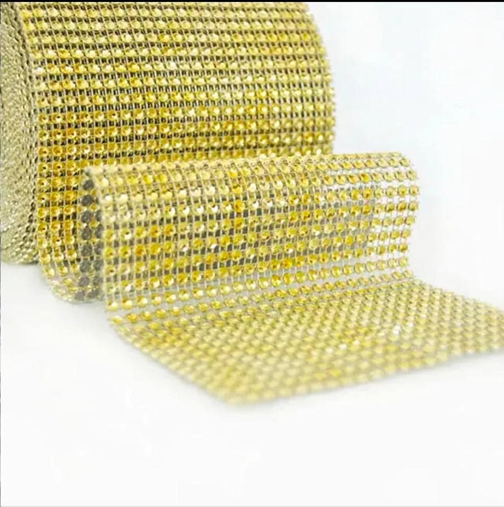 24 line Embroidered Golden Lace For Decoration,1 mtr Length