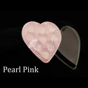 9 Cavity Heart Chocolate Box Pearl Pink-bakersmart.in