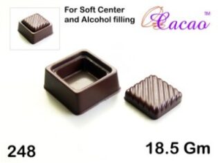 Cacao Filling Chocolate Mould 248-bakersmart.in