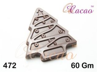Cacao Xmass Tree Chocolate Mould 472-bakersmart.in