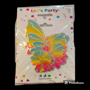PAPER BUTTERFLY MULTICOLOR